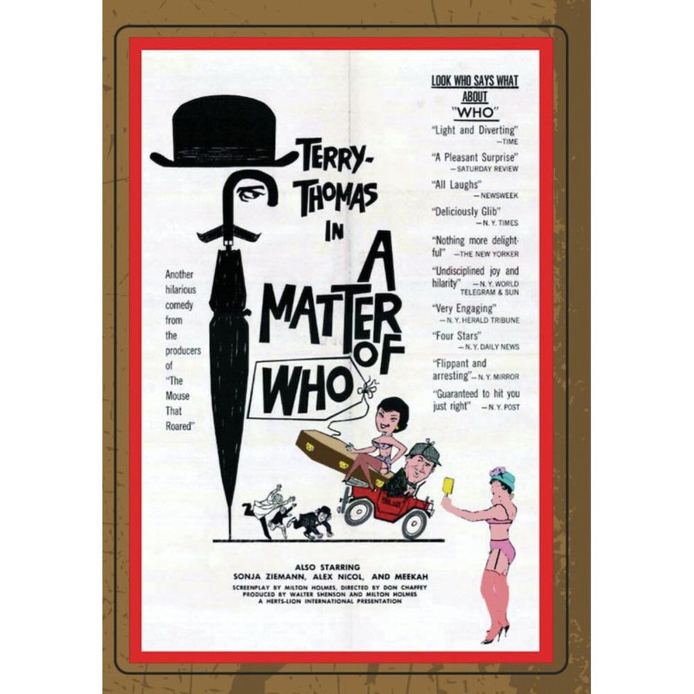 A Matter of WHO  DVD